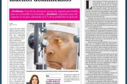  13 de Marzo 2023 
 El glaucoma le sigue robando la visión a muchos dominicanos. Periódico El Día 