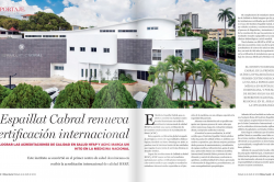  11 de Abril 2022 
 Espaillat Cabral renueva certificación internacional. Ritmo Social 