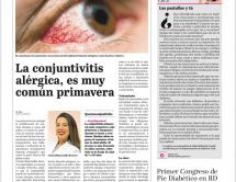 Leer noticia sobre:   18 April 2023  
 Allergic conjunctivitis is very common in spring. El Día Newspaper 