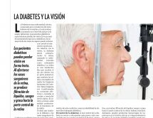  07 de Septiembre 2020 
 Revista en Sociedad. La Diabetes y la Visión  
