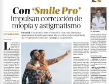 Leer noticia sobre:  29 de Abril 2026 
 Impulsan corrección de miopía y astigmatismo con SMILE PRO. Periódico Listín Diario 