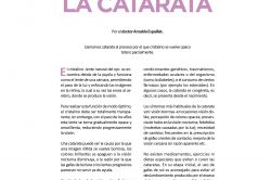  24 de Agosto 2018 
 Revista Vive Sano. La Catarata  