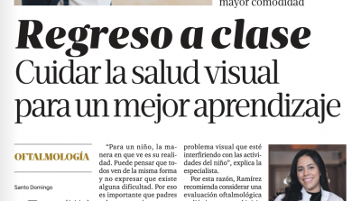 Regreso a clases: cuidar la salud visual para un mejor aprendizaje. List&iacute;n Diario